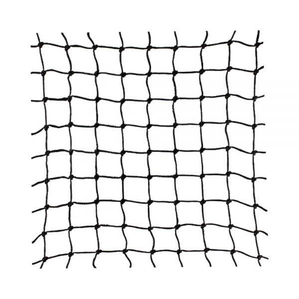 Geknoopt PE net op rol, maas 5,0x5,0 cm., draaddikte 3 mm.
