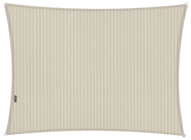 Schaduwdoek rechthoek 2x3 beige